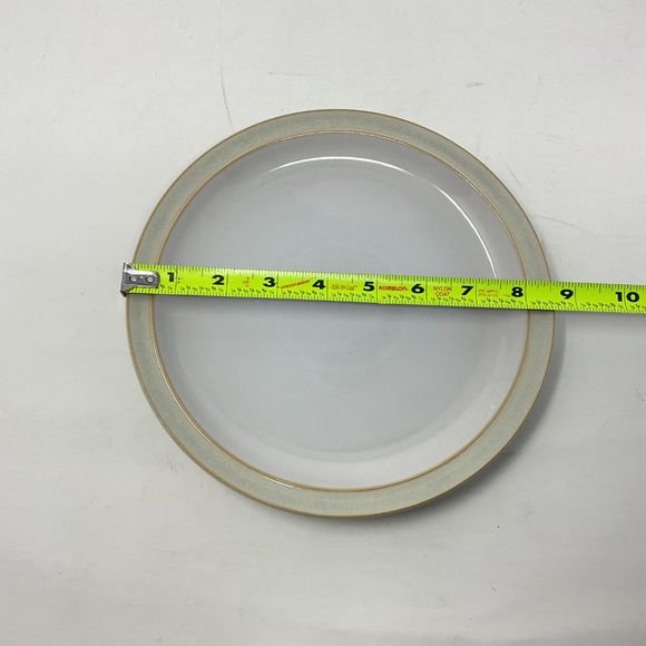 Denby Linen (retired) Stoneware Side Salad Luncheon Plate (2 available $25 EACH) - Picture 2 of 4
